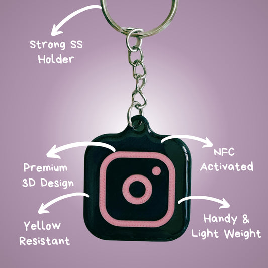 Instagram_NFC_Keychain_Smart_Digital_Business_Card_Features